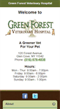 Mobile Screenshot of greenforestvet.com